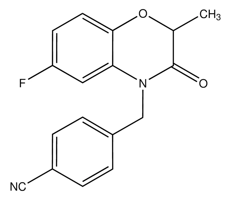 Sigma-Aldrich 4-((6-Fluoro-2,3-dihydro-2-methyl-3-oxobenzo[b][1,4]oxazin-4-yl)methyl)benzonitrile