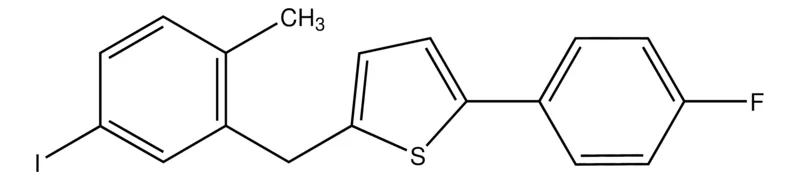 Sigma-Aldrich 2-(4-Fluorophenyl)-5-[(5-iodo-2-methylphenyl)methyl]thiophene