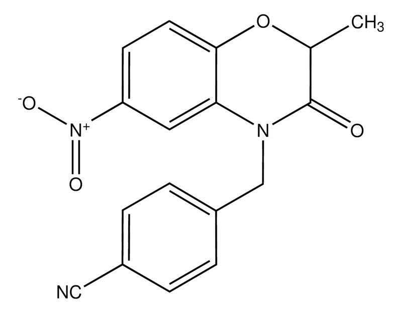 Sigma-Aldrich 4-((2,3-Dihydro-2-methyl-6-nitro-3-oxobenzo[b][1,4]oxazin-4-yl)methyl)benzonitrile