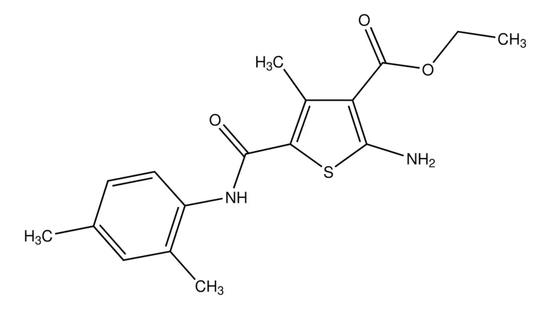 Sigma-Aldrich Ethyl 2-amino-5-(2,4-dimethylphenylcarbamoyl)-4-methylthiophene-3-carboxylate