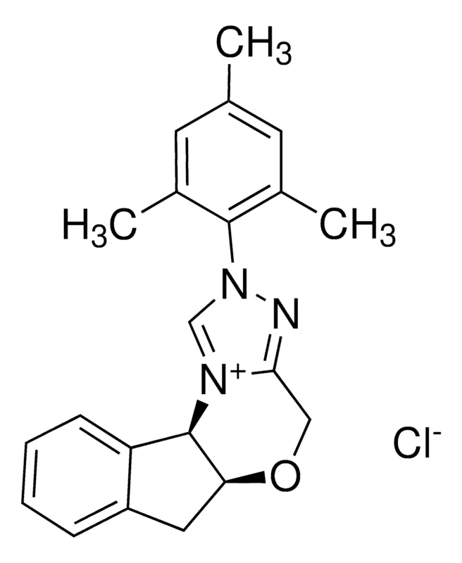 Sigma-Aldrich (5aS,10bR)-5a,10b-Dihydro-2-mesityl-4H,6H-indeno[2,1-b]-1,2,4-triazolo[4,3-d]-1,4-oxazinium chloride