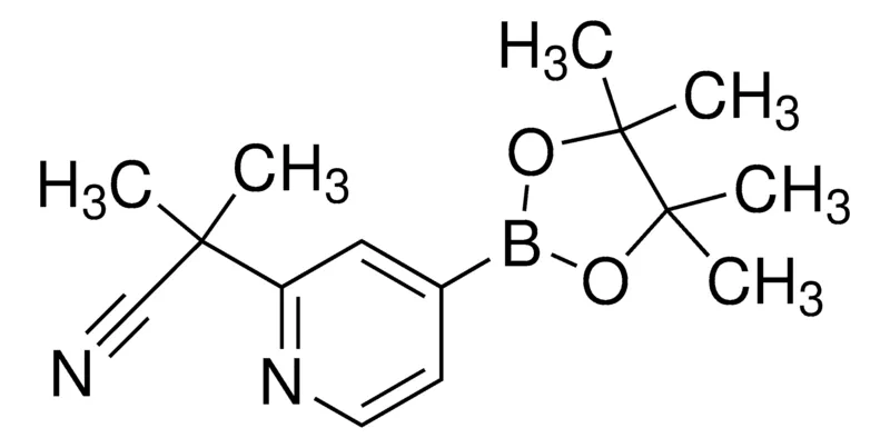 Sigma-Aldrich 2-Methyl-2-[4-(4,4,5,5-tetramethyl-1,3,2-dioxaborolan-2-yl)-2-pyridinyl]propanenitrile