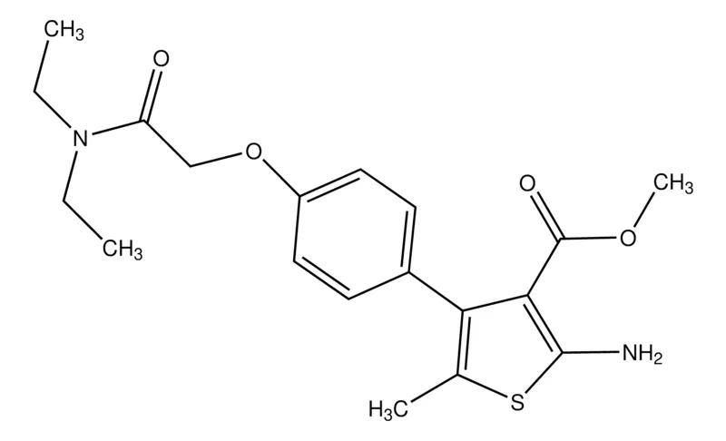 Sigma-Aldrich Me 2-amino-4-(4-(2-(diethylamino)-2-oxoethoxy)Ph)-5-Me-thiophene-3-carboxylate