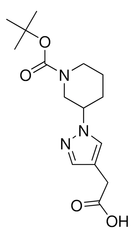 Sigma-Aldrich 2-(1-(1-(tert-Butoxycarbonyl)piperidin-3-yl)-1H-pyrazol-4-yl)acetic acid