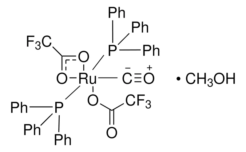 Sigma-Aldrich 双(三氟乙酸)羰基双(三苯基膦)钌(II)甲醇加合物，固体