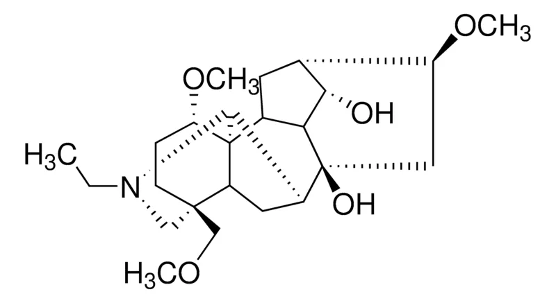 Sigma-Aldrich (3S,6S,6aS,8S,9S,10S,11aS,12S)-1-Ethyl-6,10-dimethoxy-3-(methoxymethyl)tetradecahydro-1H-3,6a,12-(epiethane[1,1,2]triyl)-7,9-methanonaphtho[2,3-b]azocine-8,11a-diol