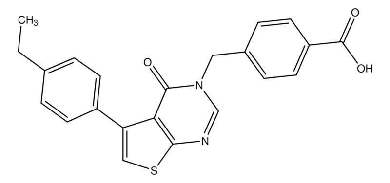 Sigma-Aldrich 4-{[5-(4-Ethylphenyl)-4-oxothieno[2,3-d]pyrimidin-3(4H)-yl]methyl}benzoic acid