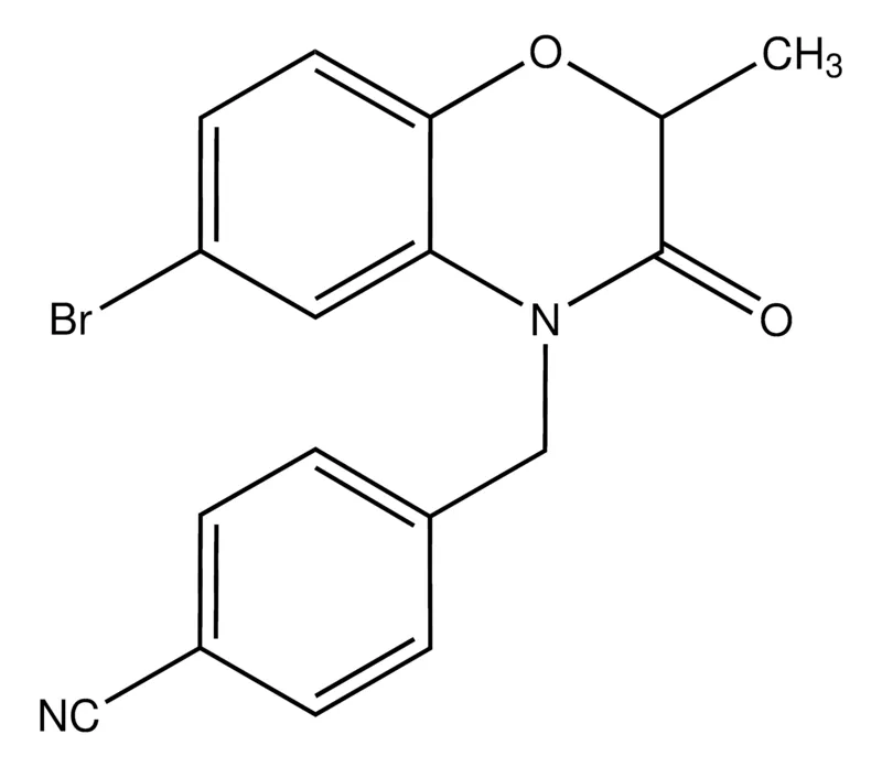 Sigma-Aldrich 4-((6-Bromo-2,3-dihydro-2-methyl-3-oxobenzo[b][1,4]oxazin-4-yl)methyl)benzonitrile