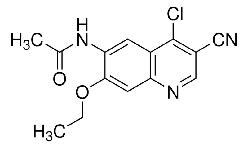 Sigma-Aldrich N-(4-chloro-3-cyano-7-ethoxyquinolin-6-yl)acetamide