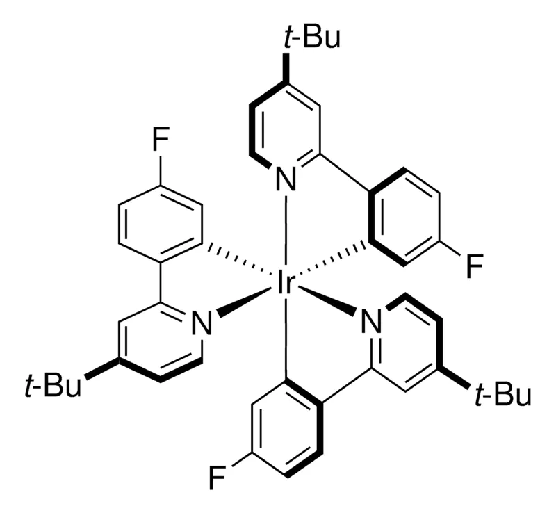 Sigma-Aldrich 铱 [ p -F (t-Bu)-ppy] 3，粉末或晶体