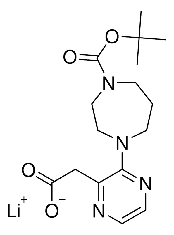 Sigma-Aldrich Lithium 2-(3-(4-(tert-butoxycarbonyl)-1,4-diazepan-1-yl)pyrazin-2-yl)acetate