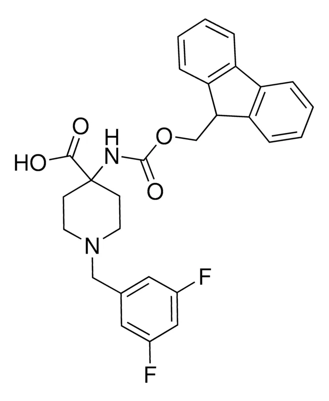 Sigma-Aldrich 4-(Fmoc-amino)-1-[(3,5-difluorophenyl)methyl]-4-piperidinecarboxylic acid