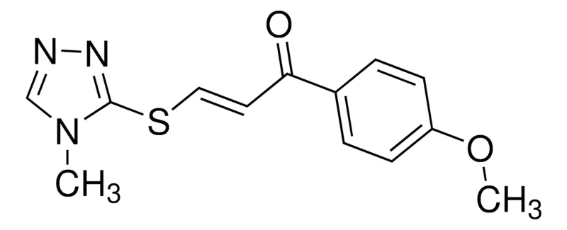 Sigma-Aldrich 1-(4-Methoxyphenyl)-3-[(4-methyl-4H-1,2,4-triazol-3-yl)sulfanyl]-2-propen-1-one