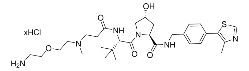 Sigma-Aldrich (S,R,S)-AHPC-methylamino-PEG1-NH2 hydrochloride