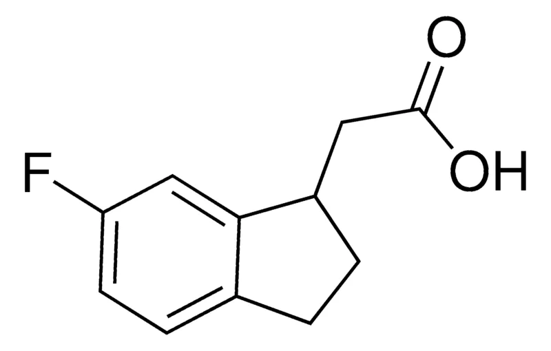 Sigma-Aldrich (6-Fluoro-2,3-dihydro-1H-inden-1-yl)acetic acid
