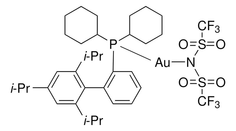Sigma-Aldrich 2-二环己基膦-2′,4′,6′-三异丙基联苯金(I) 双(三氟甲烷磺酰)亚胺,粉末