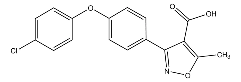 Sigma-Aldrich 3-(4-(4-Chlorophenoxy)phenyl)-5-methylisoxazole-4-carboxylic acid