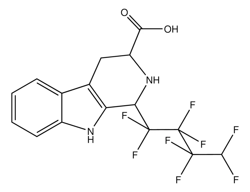 Sigma-Aldrich 1-(1,1,2,2,3,3,4,4-Octafluorobutyl)-2,3,4,9-tetrahydro-1H-pyrido[3,4-b]indole-3-carboxylic acid