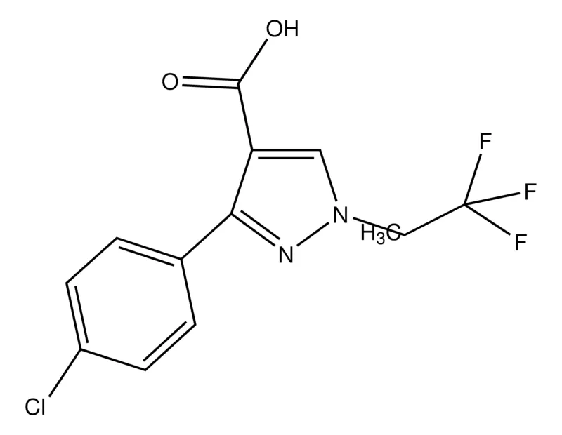 Sigma-Aldrich 3-(4-Chlorophenyl)-1-(2,2,2-trifluoroethyl)-1H-pyrazole-4-carboxylic acid