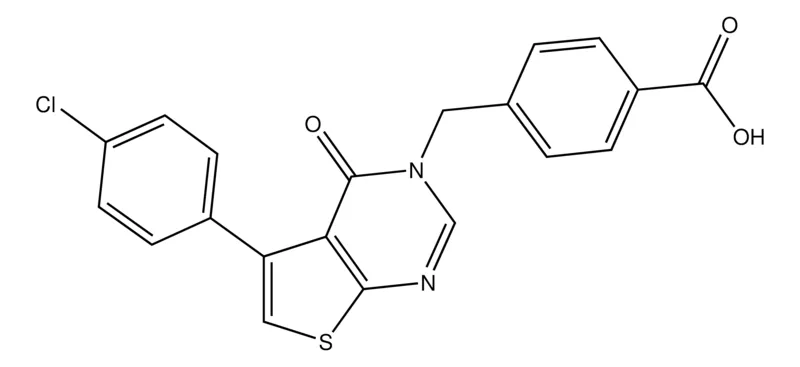 Sigma-Aldrich 4-{[5-(4-Chlorophenyl)-4-oxothieno[2,3-d]pyrimidin-3(4H)-yl]methyl}benzoic acid