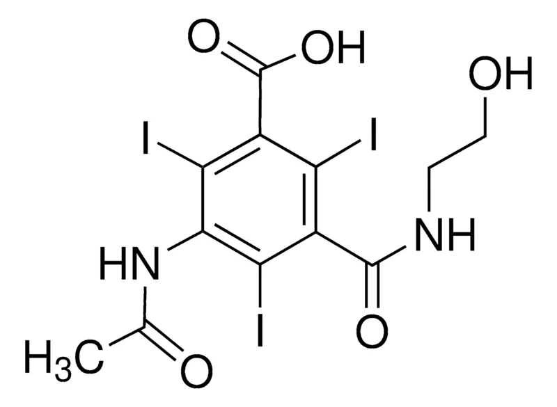 Sigma-Aldrich 3-(Acetylamino)-5-{[(2-hydroxyethyl)amino]carbonyl}-2,4,6-triiodobenzoic acid