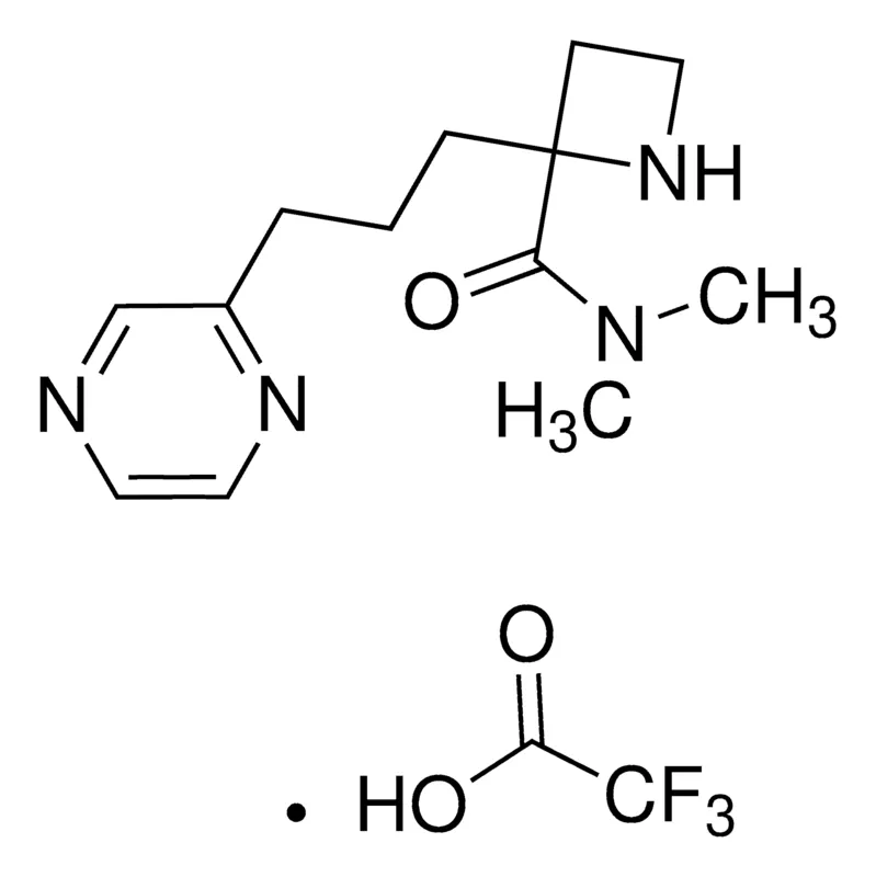Sigma-Aldrich N,N-Dimethyl-2-[3-(2-pyrazinyl)propyl]-2-azetidinecarboxamide trifluoroacetate