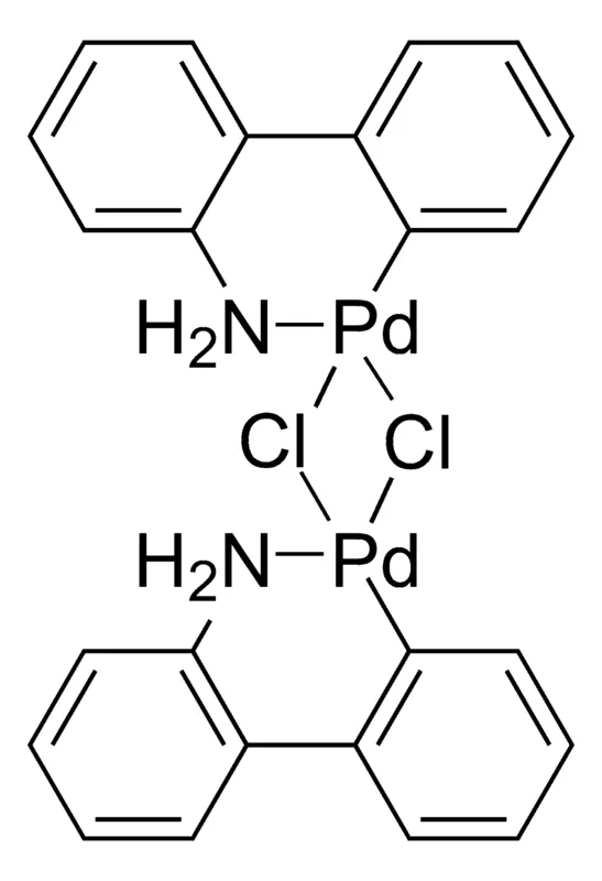 Sigma-Aldrich 二-μ-氯双[2′-(氨基-N)[1,1′-联苯] -2-基-C]二钯(II)，固体