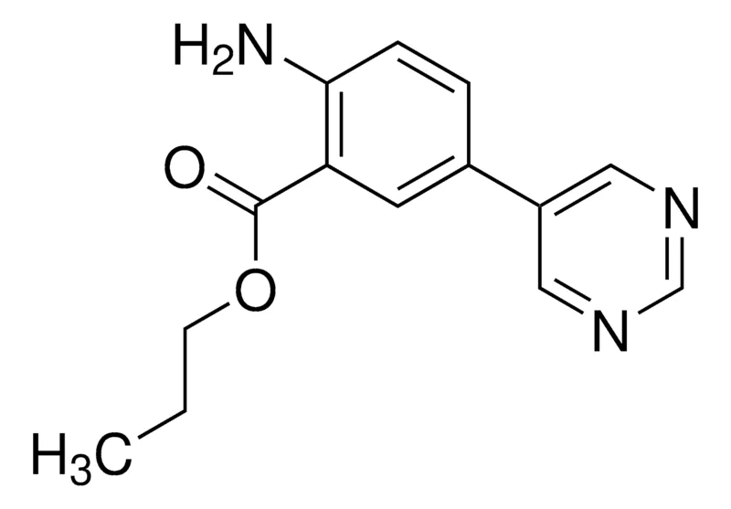 Sigma-Aldrich Propyl 2-amino-5-(5-pyrimidinyl)benzoate