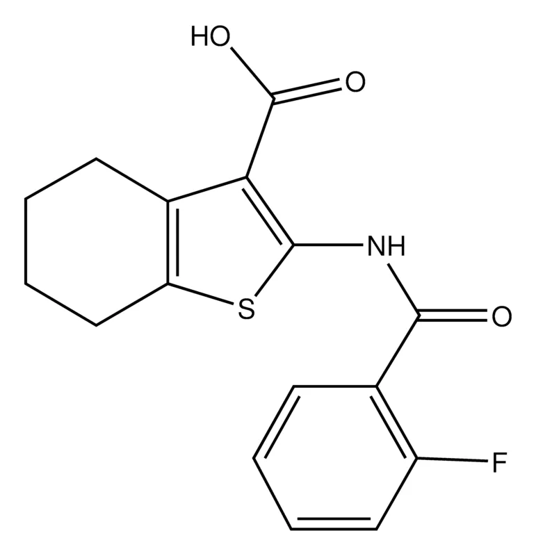 Sigma-Aldrich 2-[(2-Fluorobenzoyl)amino]-4,5,6,7-tetrahydro-1-benzothiophene-3-carboxylic acid