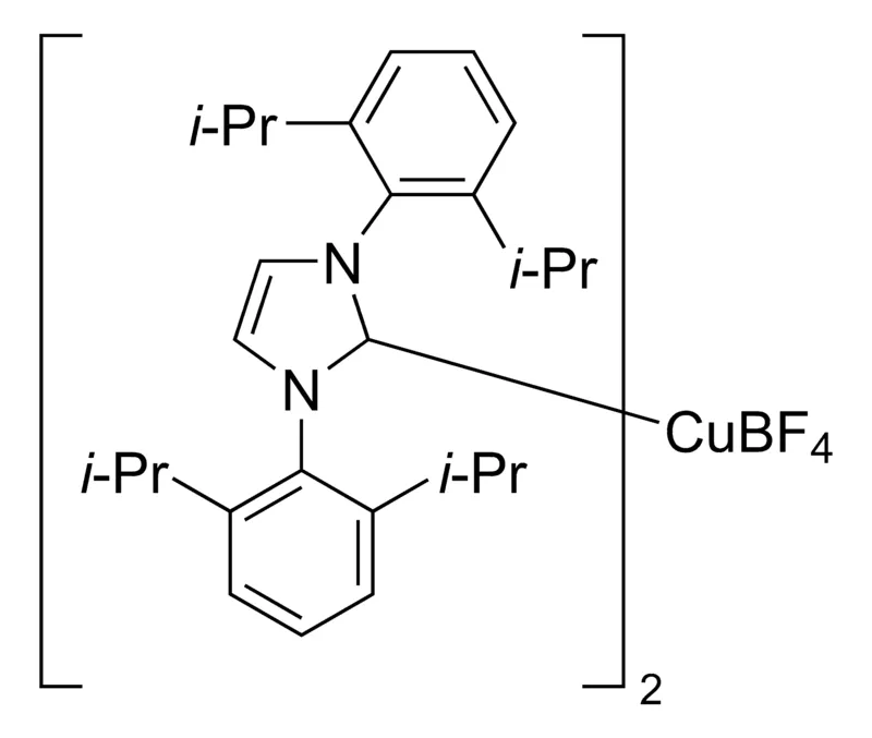 Sigma-Aldrich 双(1,3-双(2,6-二异丙基苯基)咪唑-2-亚基)铜(I)四氟硼酸盐,粉末