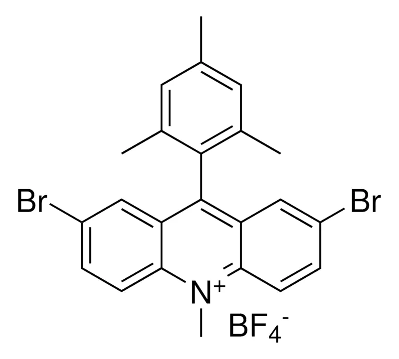 Sigma-Aldrich 2,7-Dibromo-9-mesityl-10-methylacridinium tetrafluoroborate，粉末或晶体