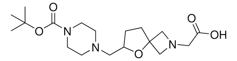 Sigma-Aldrich 2-(6-((4-(tert-Butoxycarbonyl)piperazin-1-yl)methyl)-5-oxa-2-azaspiro[3.4]octan-2-yl)acetic acid