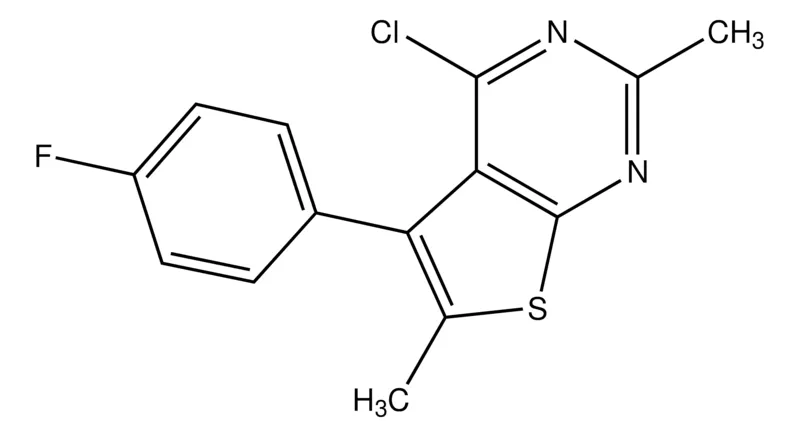 Sigma-Aldrich 4-Chloro-5-(4-fluorophenyl)-2,6-dimethylthieno[2,3-d]pyrimidine
