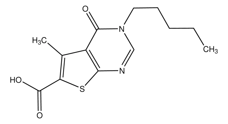Sigma-Aldrich 5-Methyl-4-oxo-3-pentyl-3,4-dihydrothieno[2,3-d]pyrimidine-6-carboxylic acid