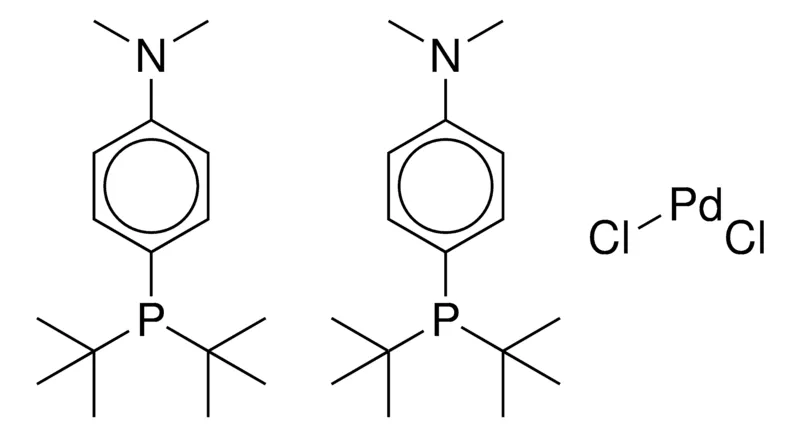 Sigma-Aldrich Bis(di-tert-butyl(4-dimethylaminophenyl)phosphine)dichloropalladium(II) ChemBeads,固体