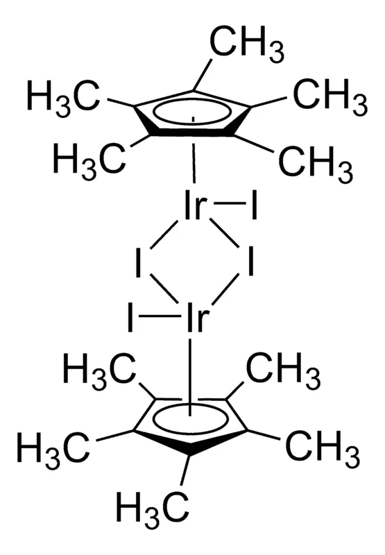 Sigma-Aldrich Diiodo(pentamethylcyclopentadienyl)iridium(III) dimer，固体
