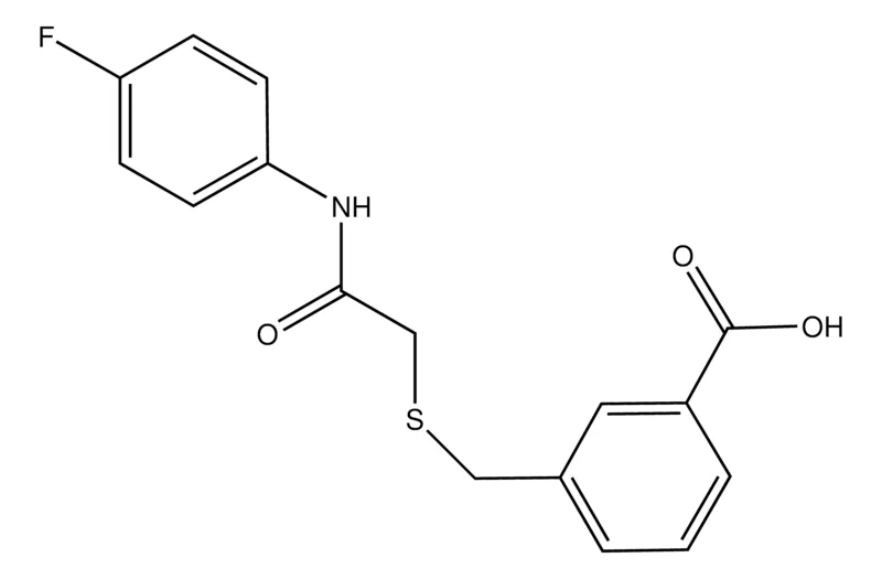 Sigma-Aldrich 3-[({2-[(4-Fluorophenyl)amino]-2-oxoethyl}thio)methyl]benzoic acid