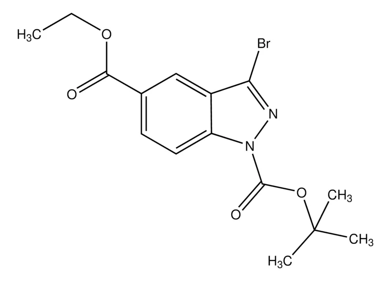 Sigma-Aldrich 1-tert-Butyl 5-ethyl 3-bromo-1H-indazole-1,5-dicarboxylate