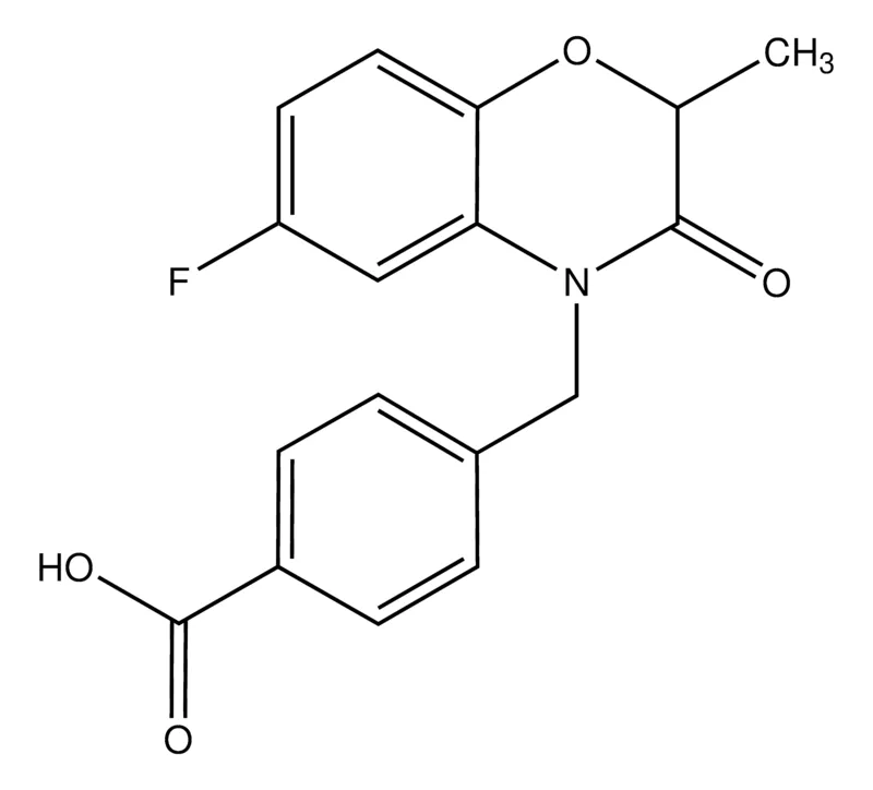 Sigma-Aldrich 4-((6-Fluoro-2,3-dihydro-2-methyl-3-oxobenzo[b][1,4]oxazin-4-yl)methyl)benzoic acid