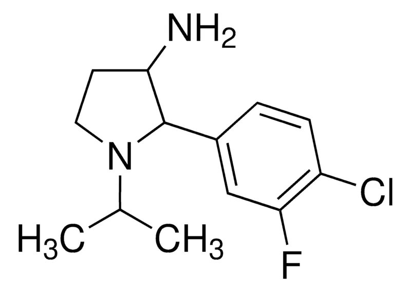 Sigma-Aldrich 2-(4-Chloro-3-fluorophenyl)-1-isopropyl-3-pyrrolidinylamine