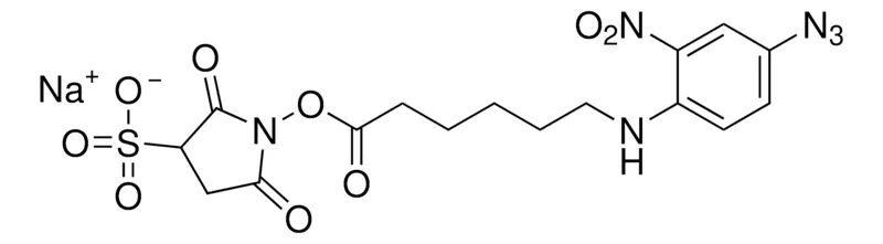 Sigma-Aldrich 磺基-SANPAH(磺基琥珀酰亚胺基6(4′-叠氮基-2′-硝基苯氨基)己酸酯,粉末