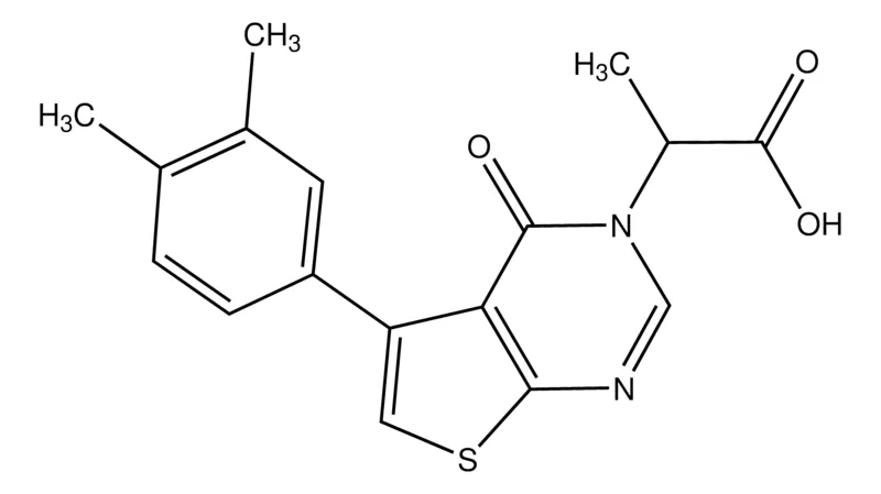 Sigma-Aldrich 2-(5-(3,4-Dimethylphenyl)-4-oxothieno[2,3-d]pyrimidin-3(4H)-yl)propanoic acid