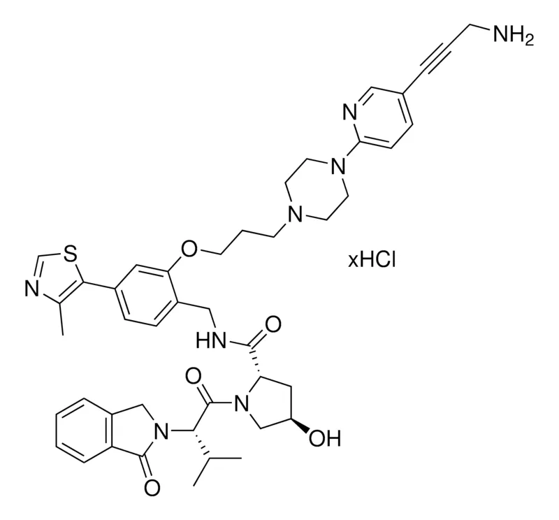 Sigma-Aldrich (S,R,S)-VL285 Phenol-piperazine-pyridine-alkyne-NH2 hydrochloride