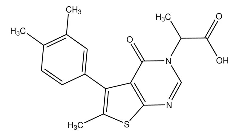 Sigma-Aldrich 2-[5-(3,4-DiMe-phenyl)-6-Me-4-oxothieno[2,3-d]pyrimidin-3(4H)-yl]propionic acid