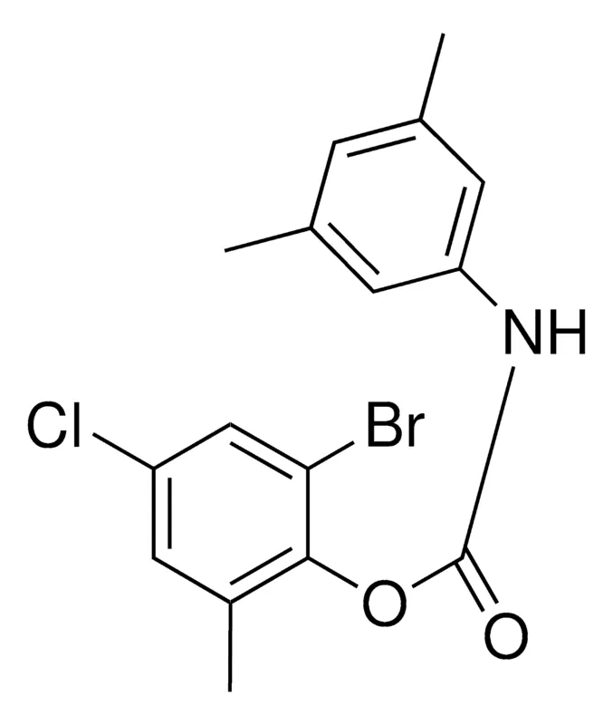 Sigma-Aldrich 2-BROMO-4-CHLORO-6-METHYLPHENYL N-(3,5-DIMETHYLPHENYL)CARBAMATE,AldrichCPR