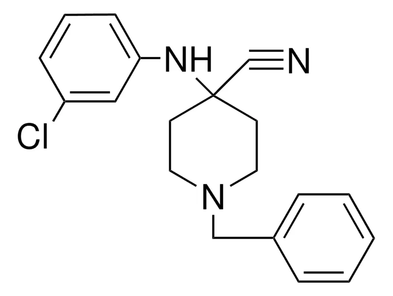 Sigma-Aldrich 1-BENZYL-4-(3-CHLOROANILINO)-4-CYANOPIPERIDINE,AldrichCPR