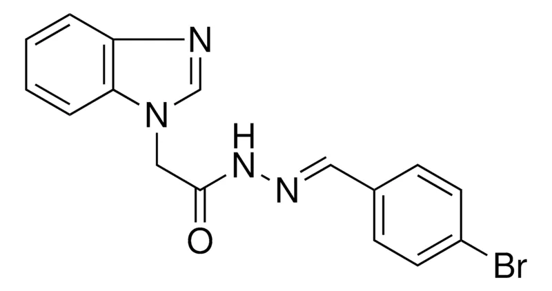 Sigma-Aldrich 2-BENZOIMIDAZOL-1-YL-ACETIC ACID (4-BROMO-BENZYLIDENE)-HYDRAZIDE,AldrichCPR