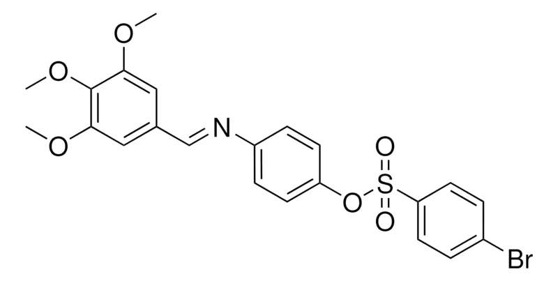 Sigma-Aldrich 4-BR-BENZENESULFONIC ACID 4-((3,4,5-TRIMETHOXY-BENZYLIDENE)-AMINO)-PHENYL ESTER,AldrichCPR