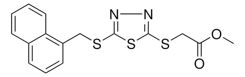 Sigma-Aldrich METHYL ((5-((1-NAPHTHYLMETHYL)SULFANYL)-1,3,4-THIADIAZOL-2-YL)SULFANYL)ACETATE,AldrichCPR
