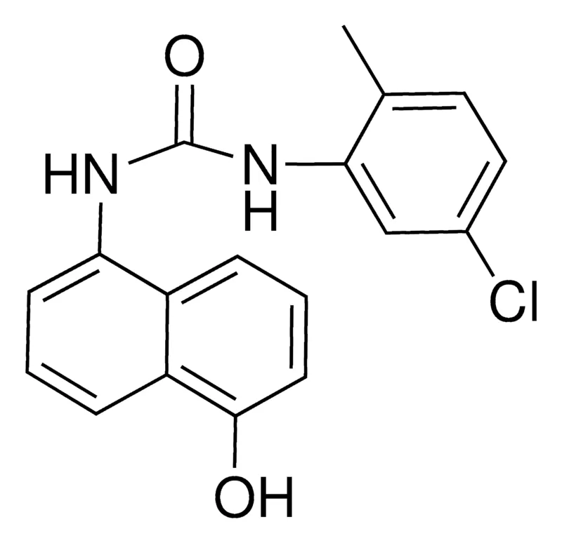 Sigma-Aldrich 1-(5-CHLORO-2-METHYLPHENYL)-3-(5-HYDROXY-1-NAPHTHYL)UREA,AldrichCPR